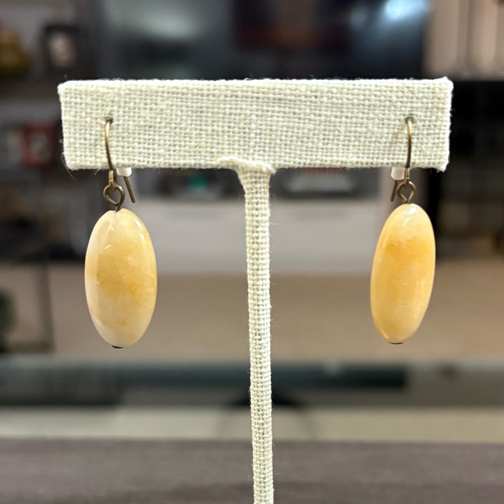 Jasper Agate Dangle Earrings - image 1
